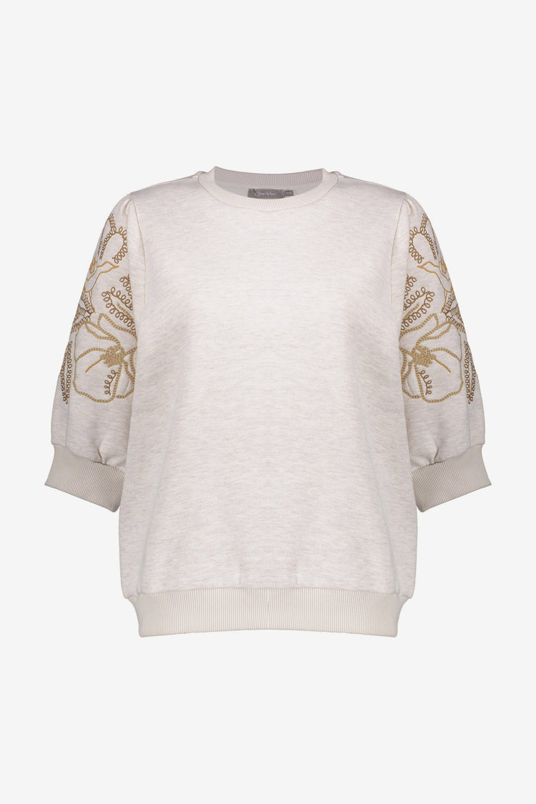 Geisha Damen-Sweater mit elegantem Muster