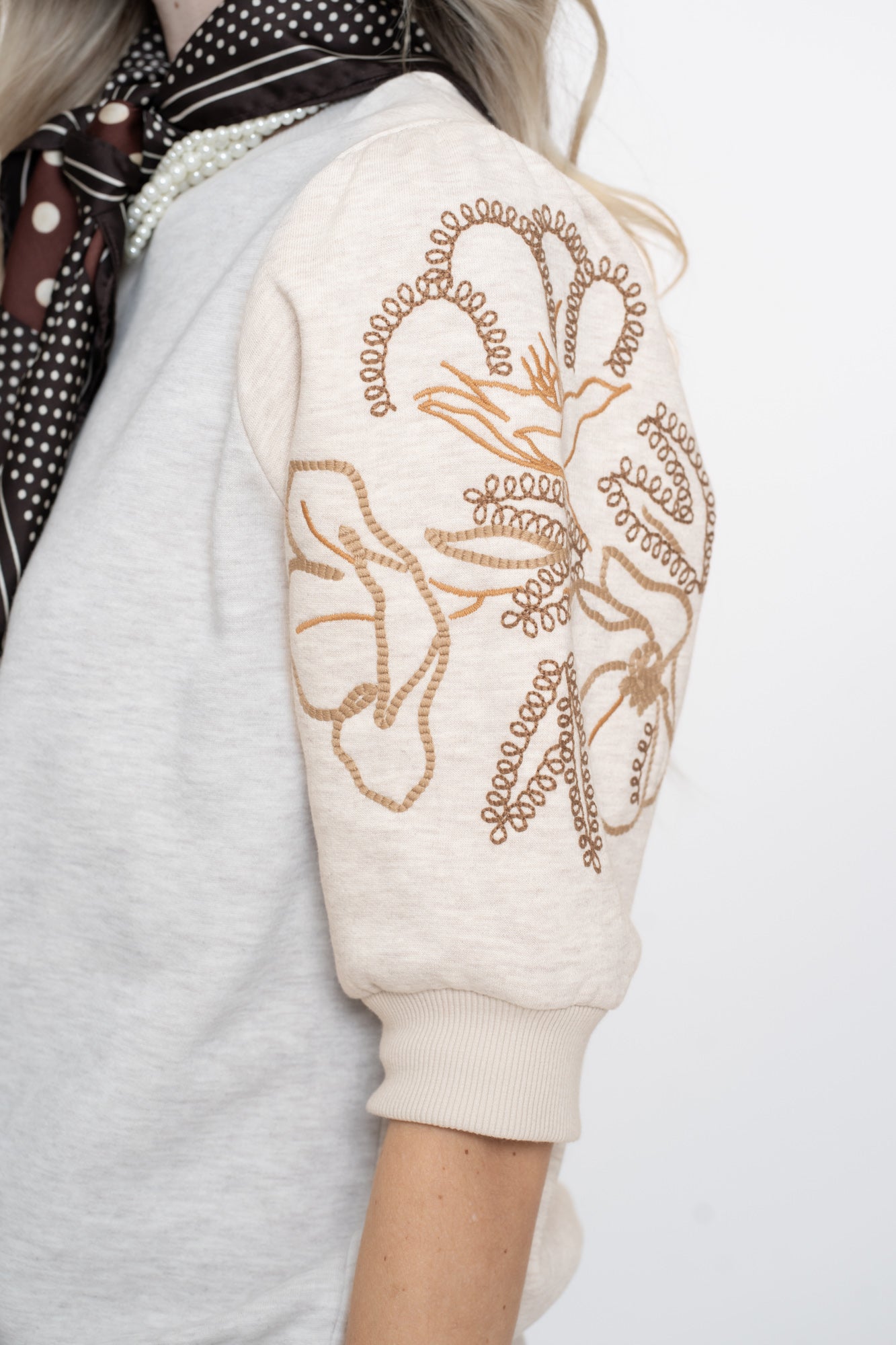 Geisha Damen-Sweater mit elegantem Muster
