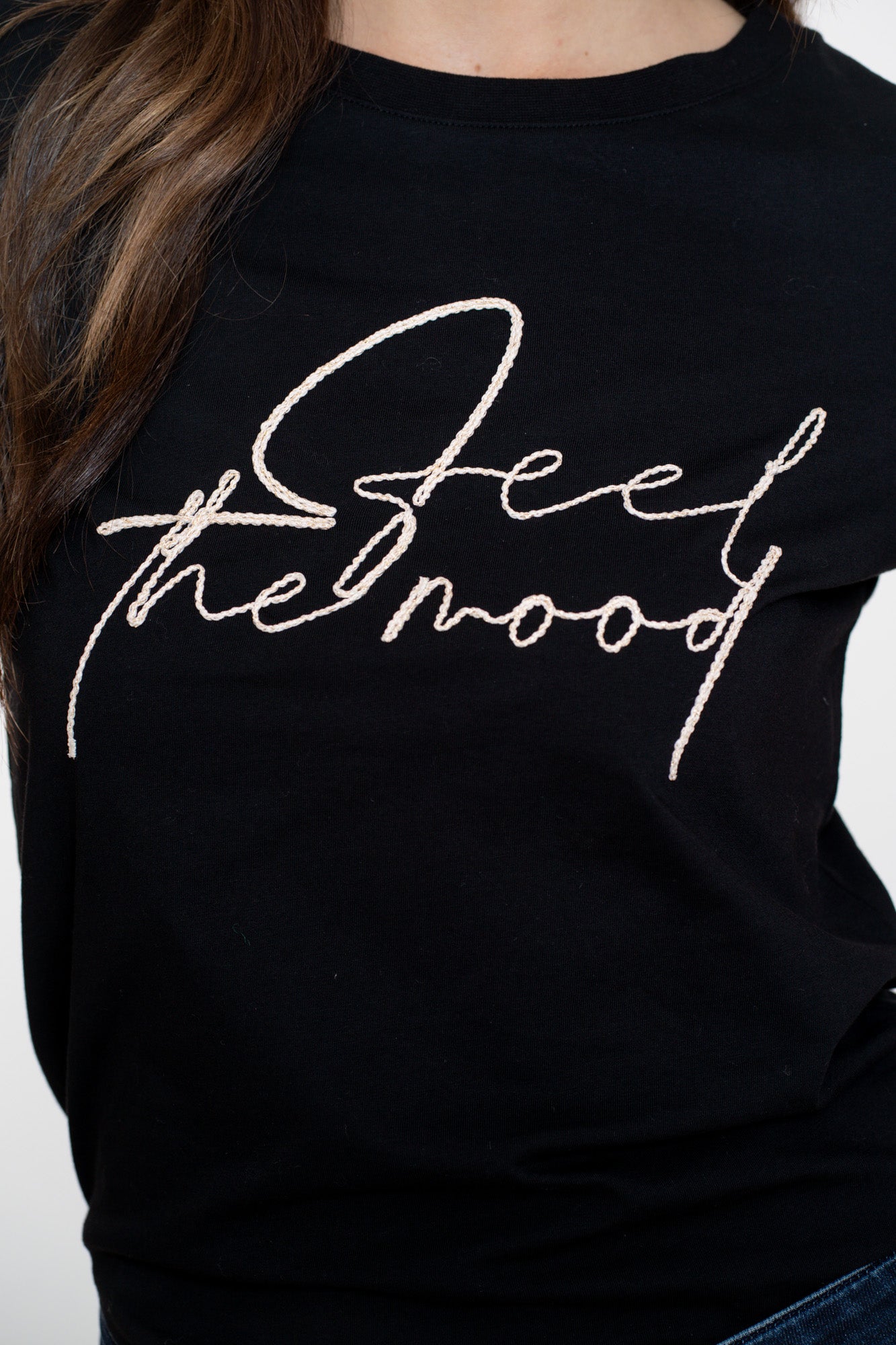 Geisha Damen-Basic-T-Shirt mit Schriftzug