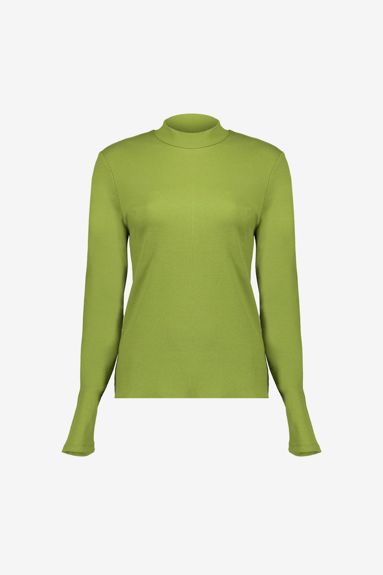 Geisha Damen-Basic-Ripp-T-Shirt