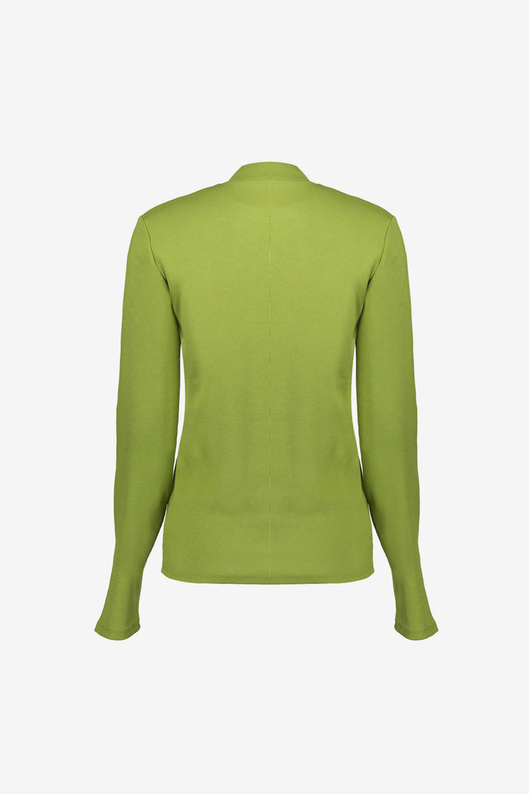Geisha Damen-Basic-Ripp-T-Shirt