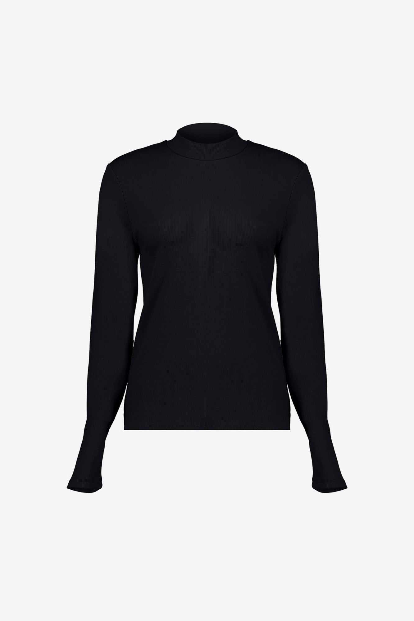 Geisha Damen-Rippstrick-T-Shirt aus weichem Material