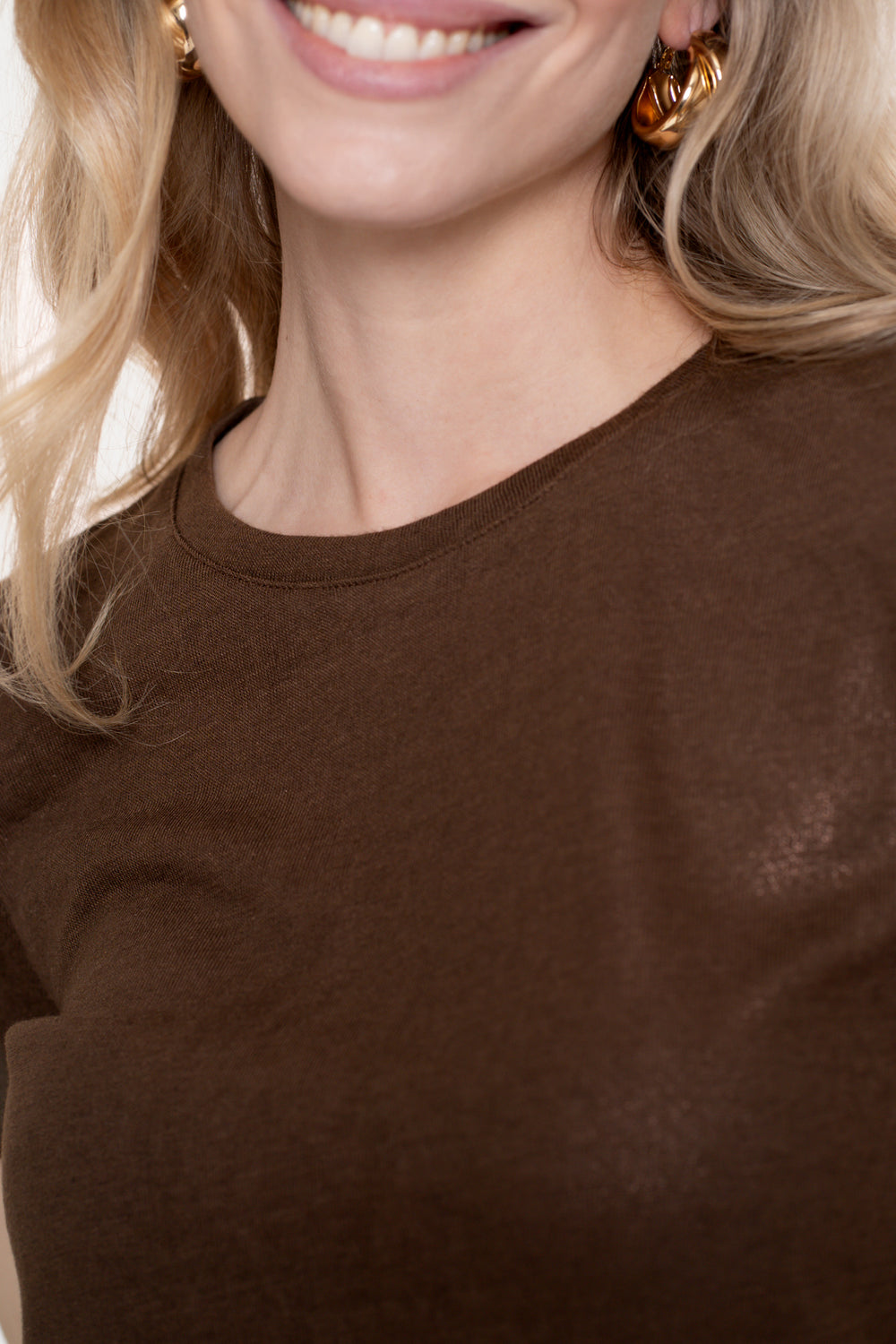 Geisha Damen-T-Shirt mit Folienprint
