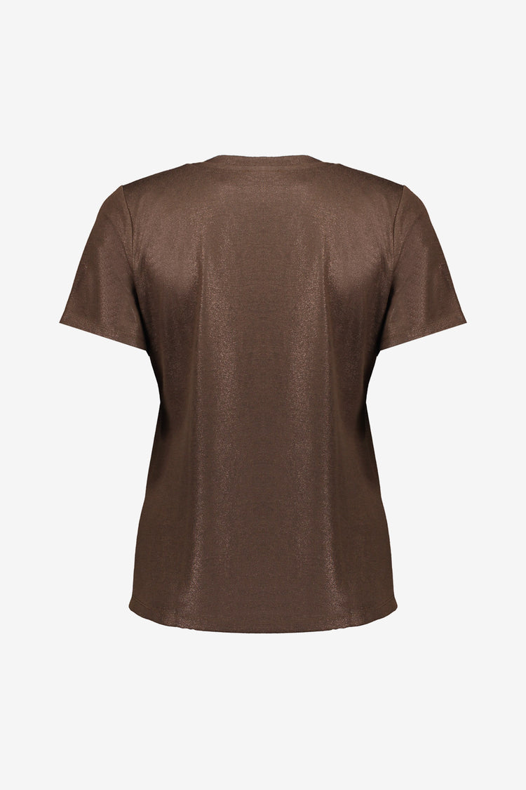 Geisha Damen-T-Shirt mit Folienprint