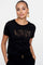 Geisha Damen-T-Shirt mit arty Face-Print