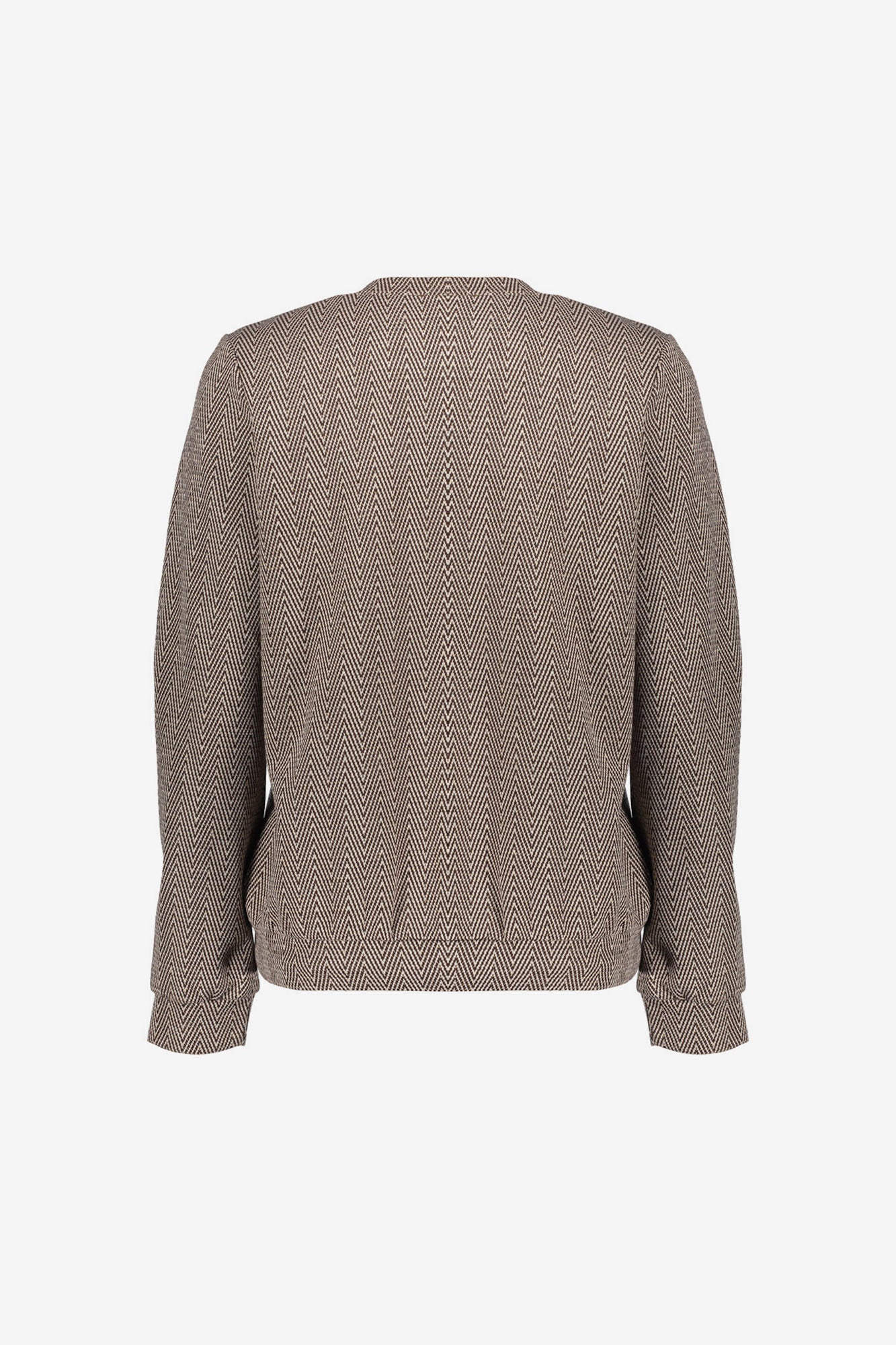 Geisha Damen-Top mit Zickzackmuster und Lurex