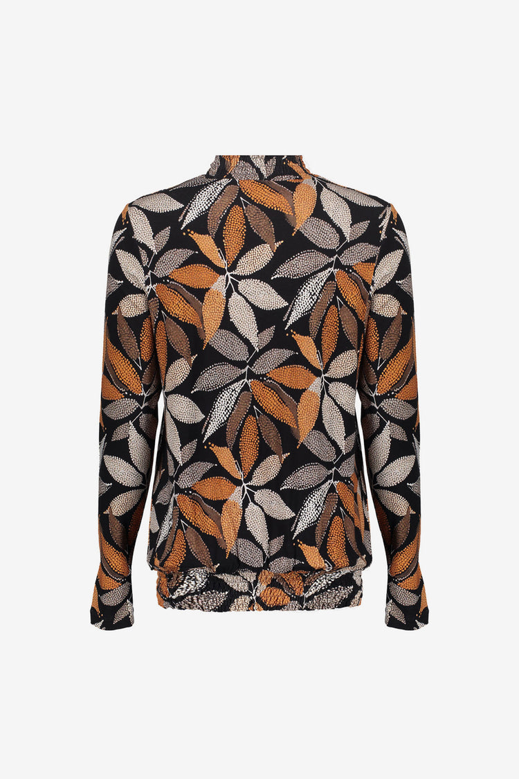 Geisha Damen-Top mit Smokdetails