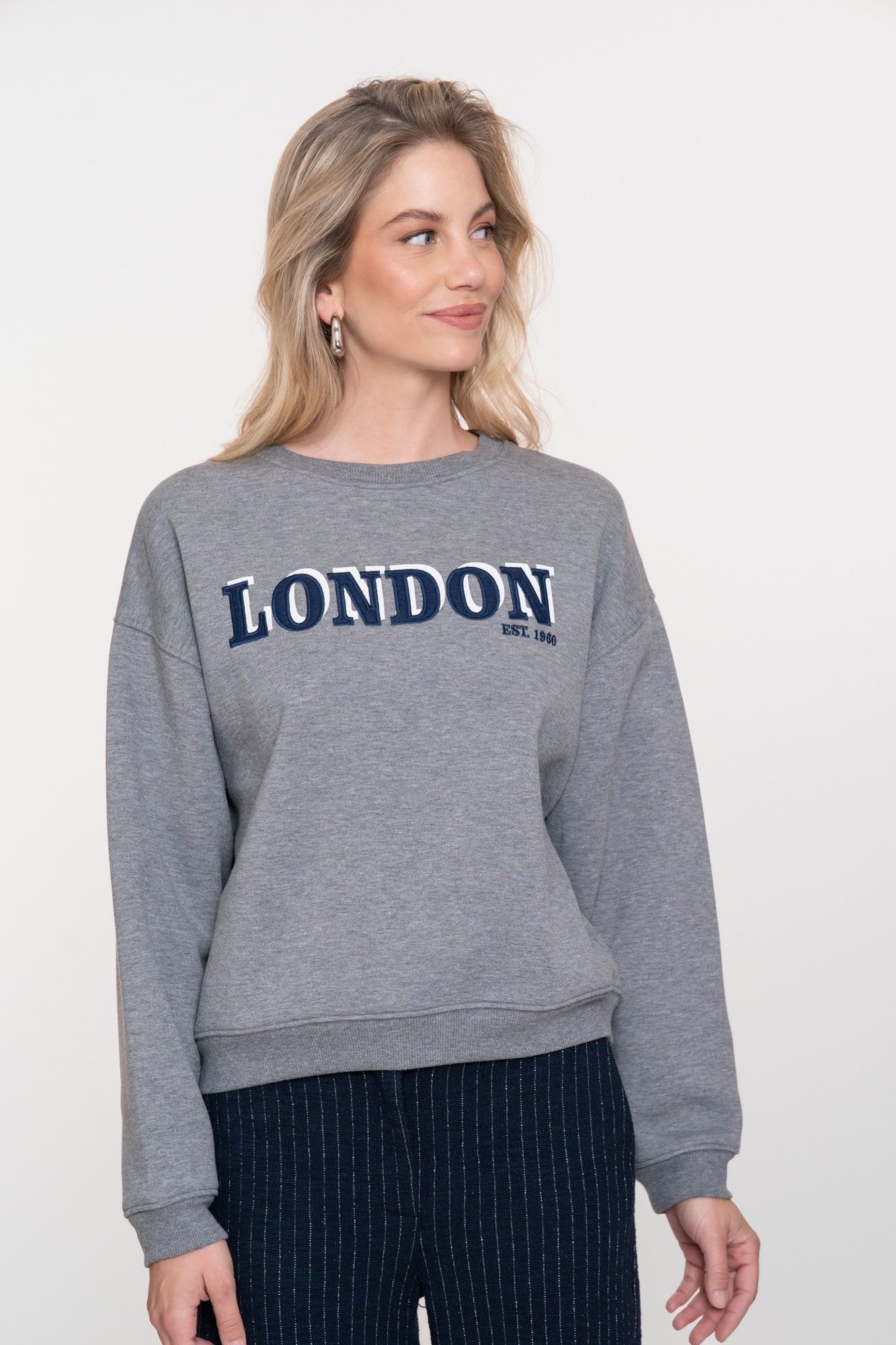 Geisha Damen-Pullover mit Textmotiv