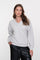 Geisha Damen-Melangepullover mit V-Ausschnitt