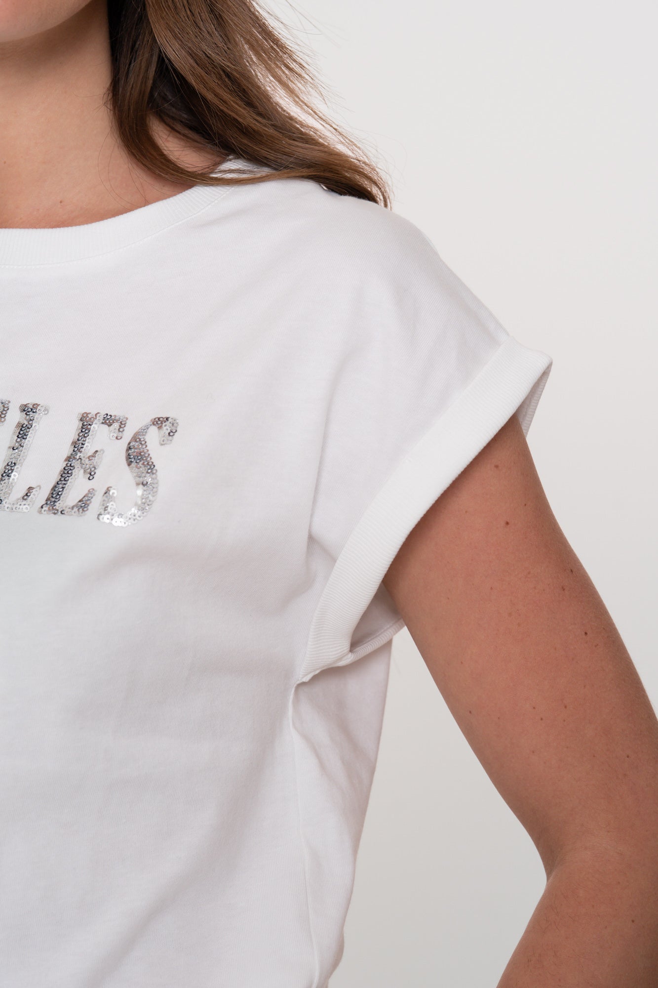 Geisha Damen-T-Shirt „Miracle“ mit umgeschlagenen Ärmeln