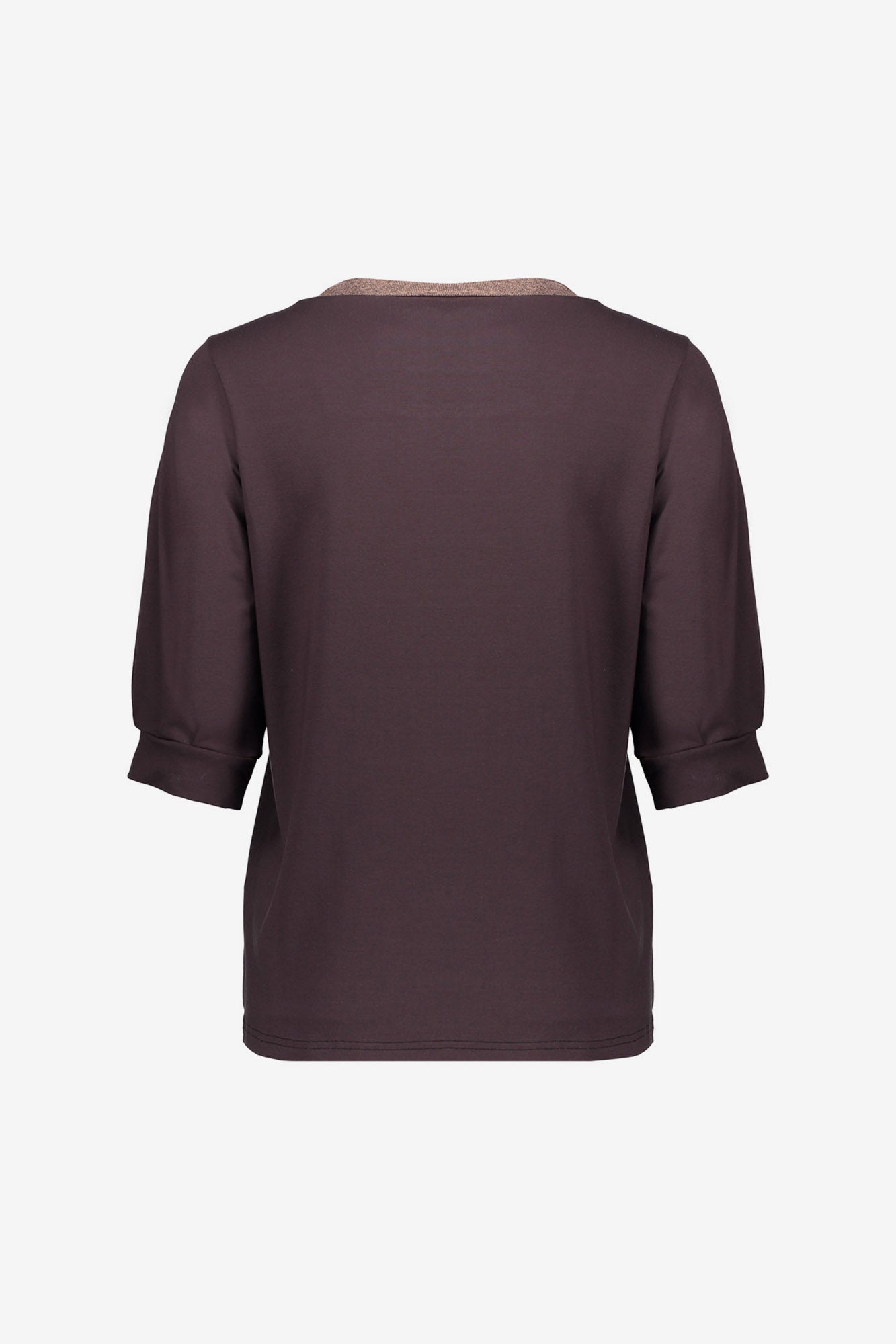 Geisha Damen-Top mit Lurex-Detail am Ausschnitt