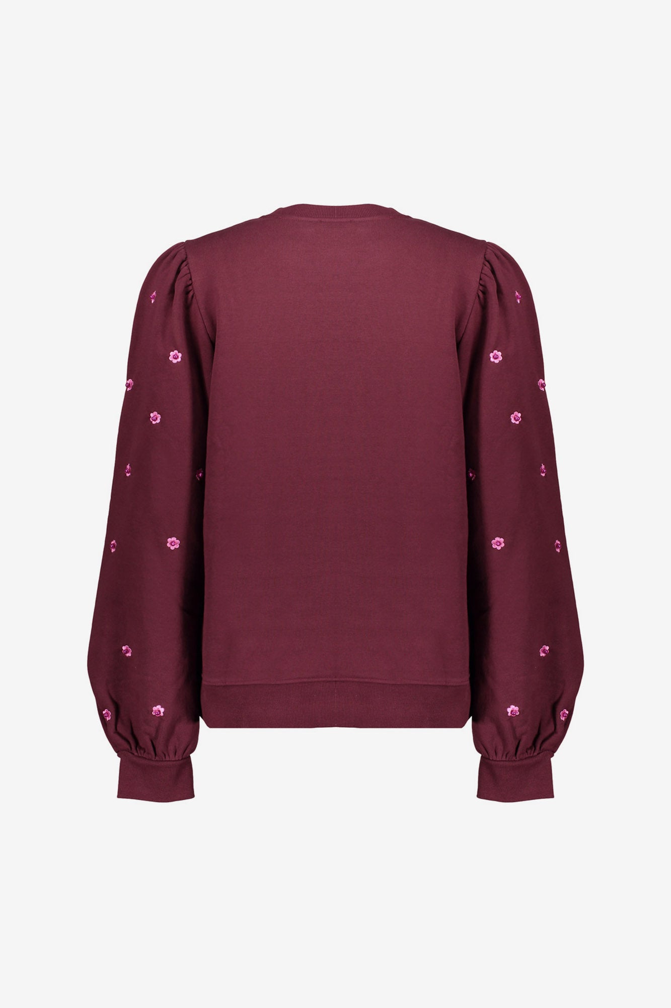 Geisha Damenpullover mit Rundhalsausschnitt und dezenten Perlendetais