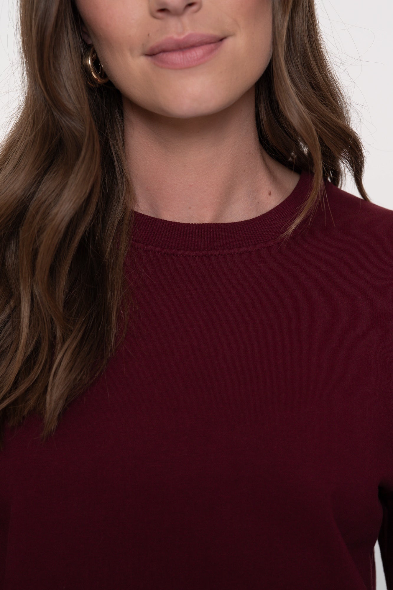 Geisha Damenpullover mit Rundhalsausschnitt und dezenten Perlendetais