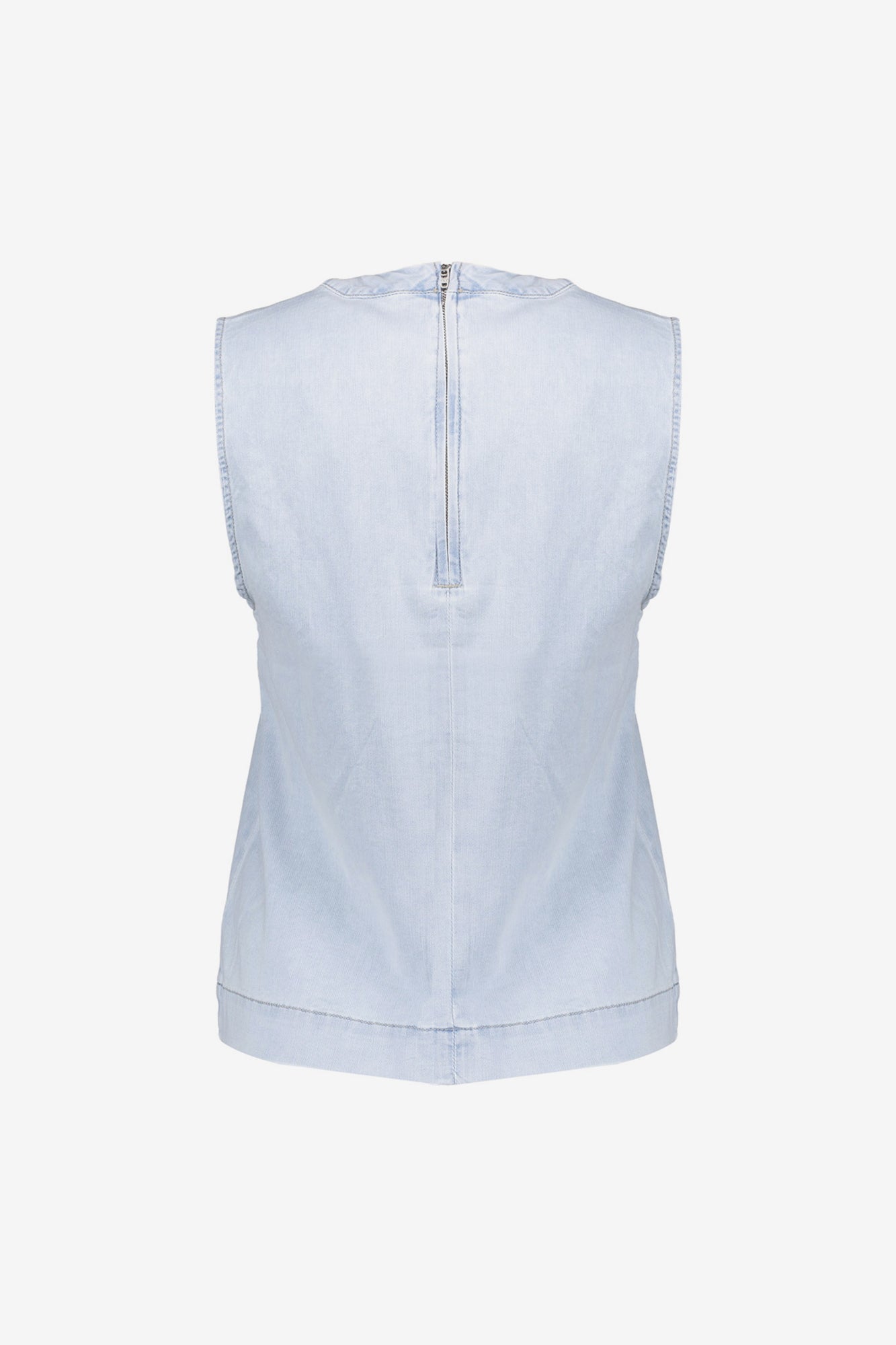 Geisha Fashion Damen Denim Boxy Top