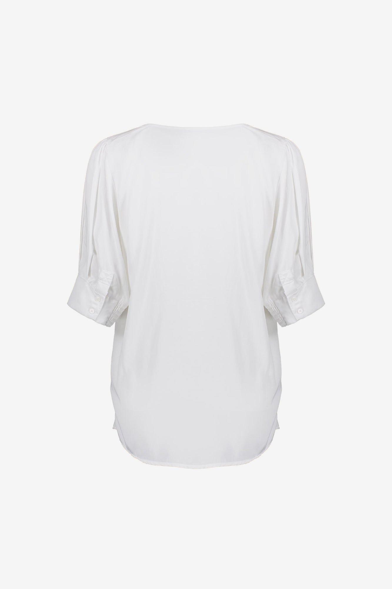 Geisha Fashion Damen Lyocell Top mit Puffärmeln
