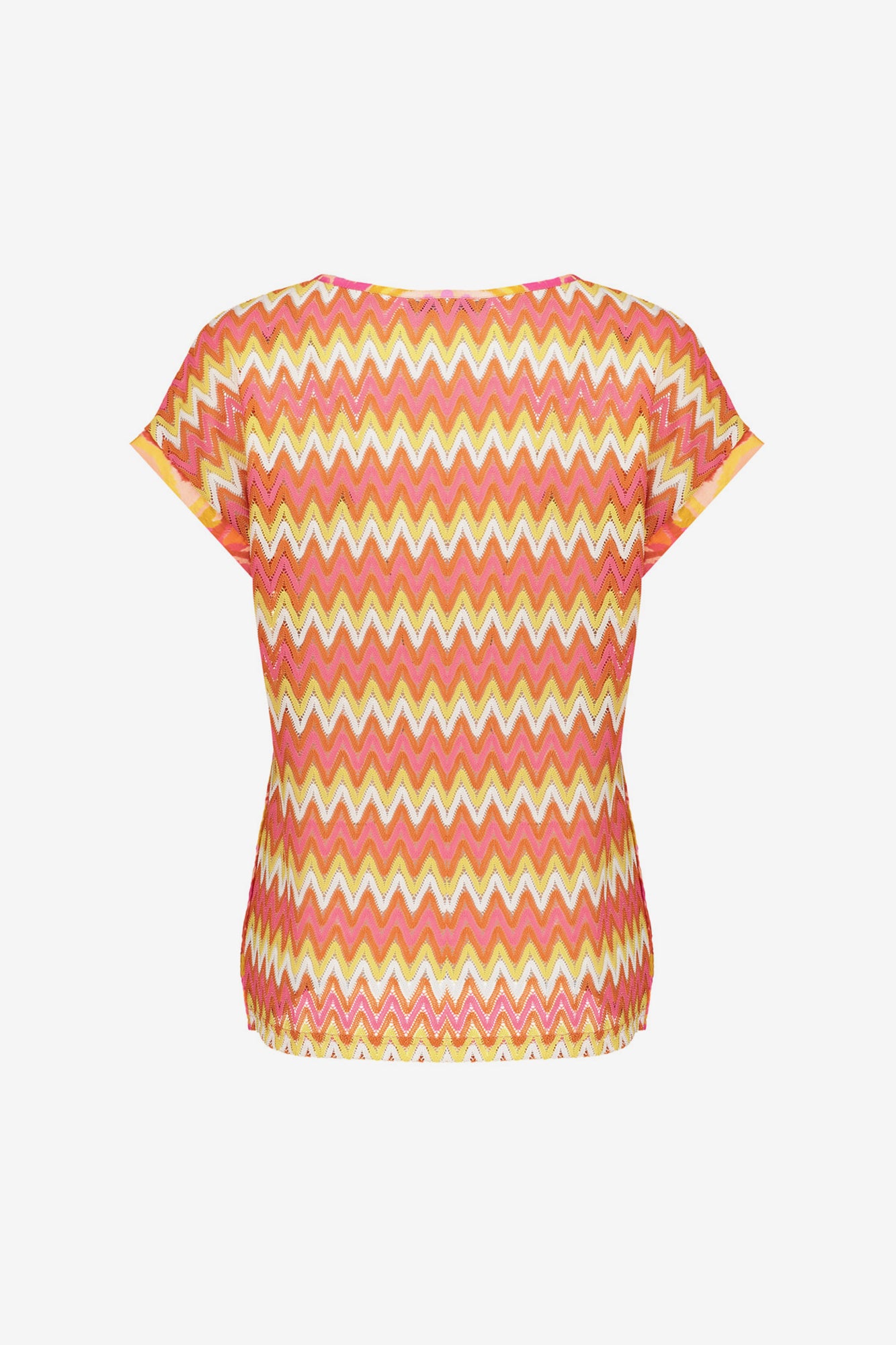 Geisha Fashion Damen Top mit Ajourdetails