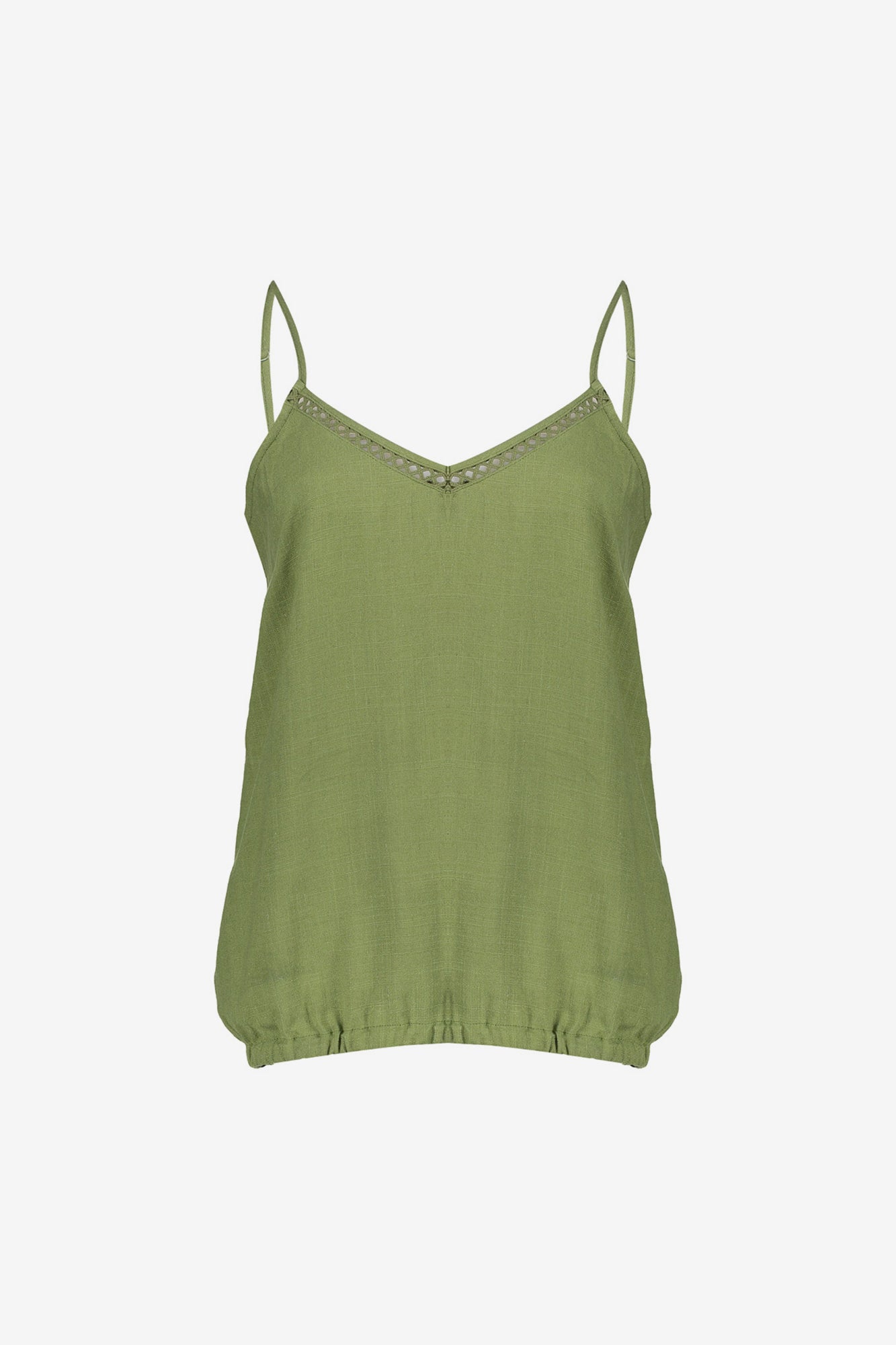 Geisha Damen sommerliches Leinentop
