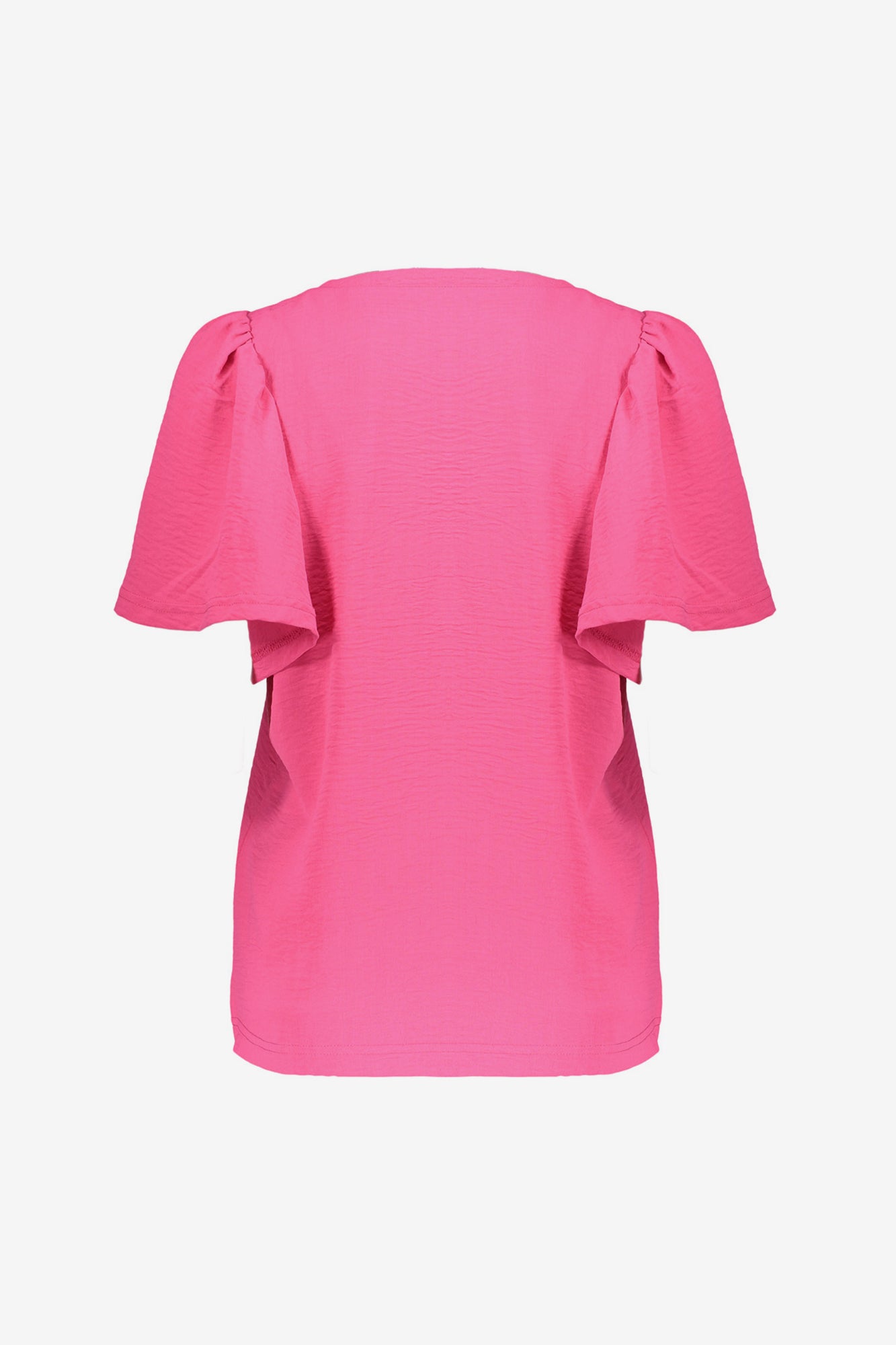 Geisha dames crinkle top met vlindermouwen
