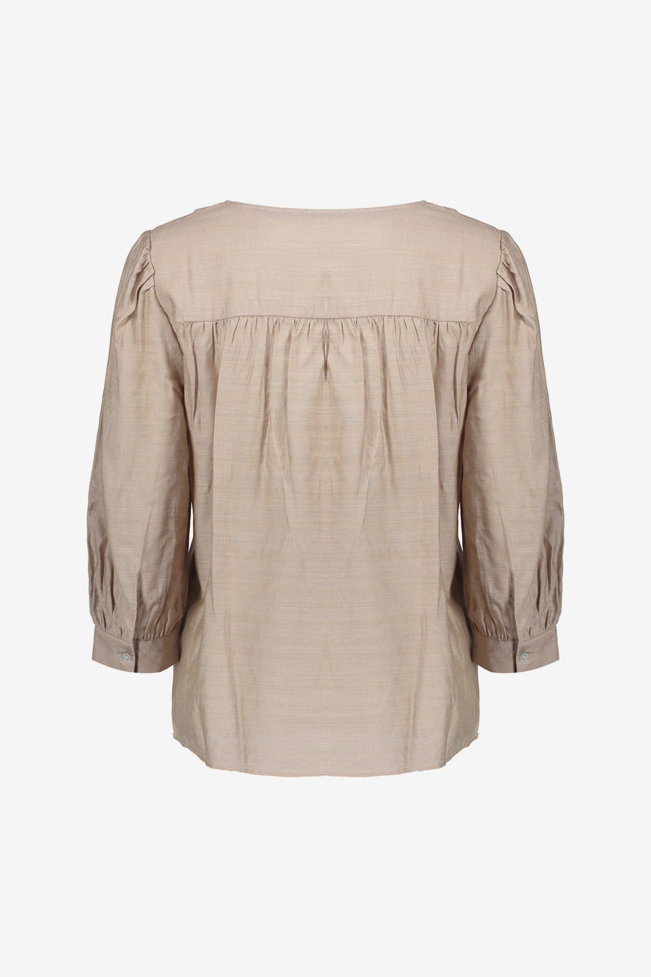 Geisha Fashion Damen Top mit 7/8 Ärmeln und Stickblumen-Detail