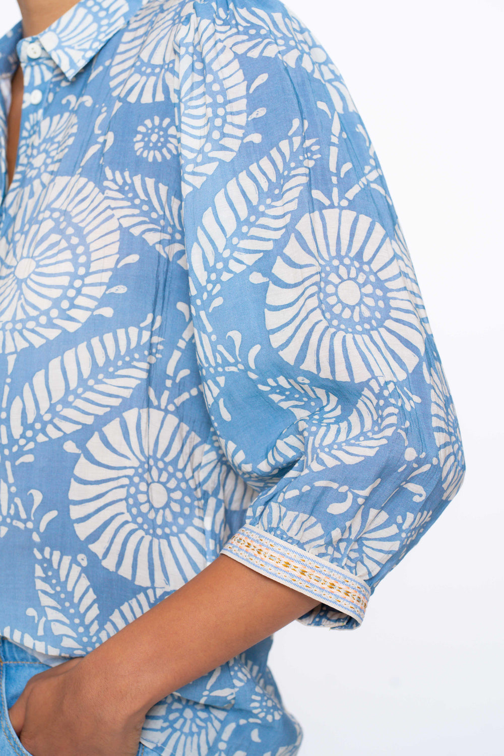 Geisha Fashion Damen Bluse mit grafischem Print