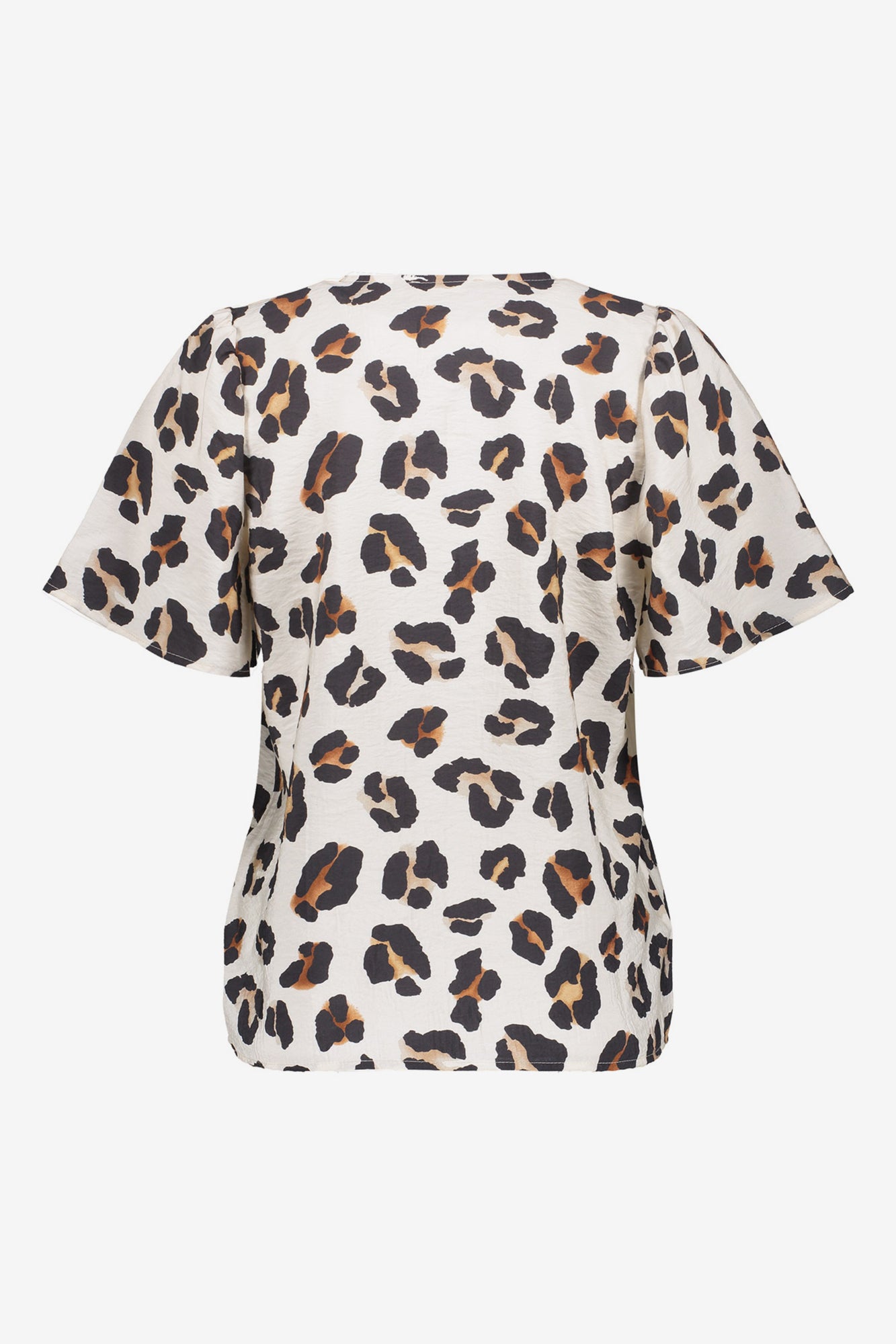Geisha dames comfortabele top met leopard print