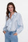 Geisha Damenbluse mit Streifenmuster