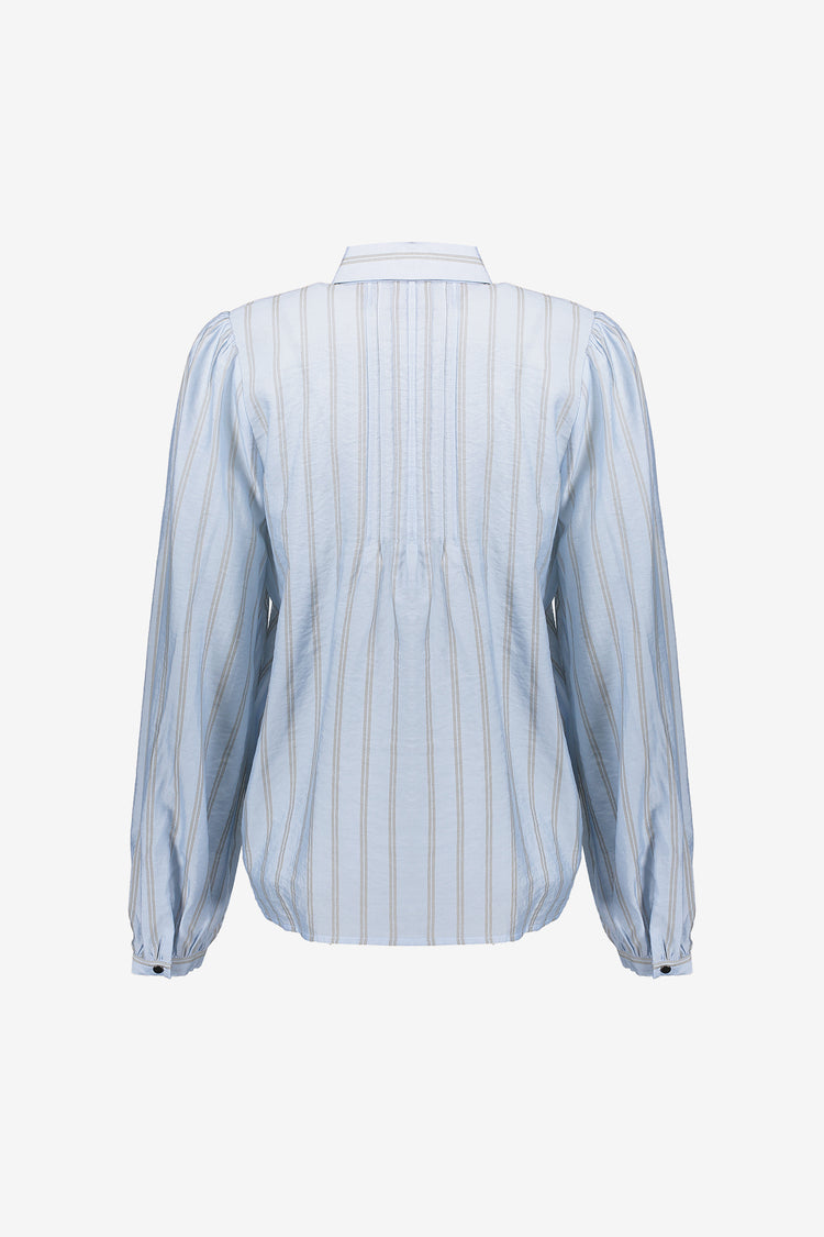 Geisha Damenbluse mit Streifenmuster