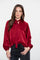 Geisha Damen Satin-Look-Bluse mit Schleifendetail