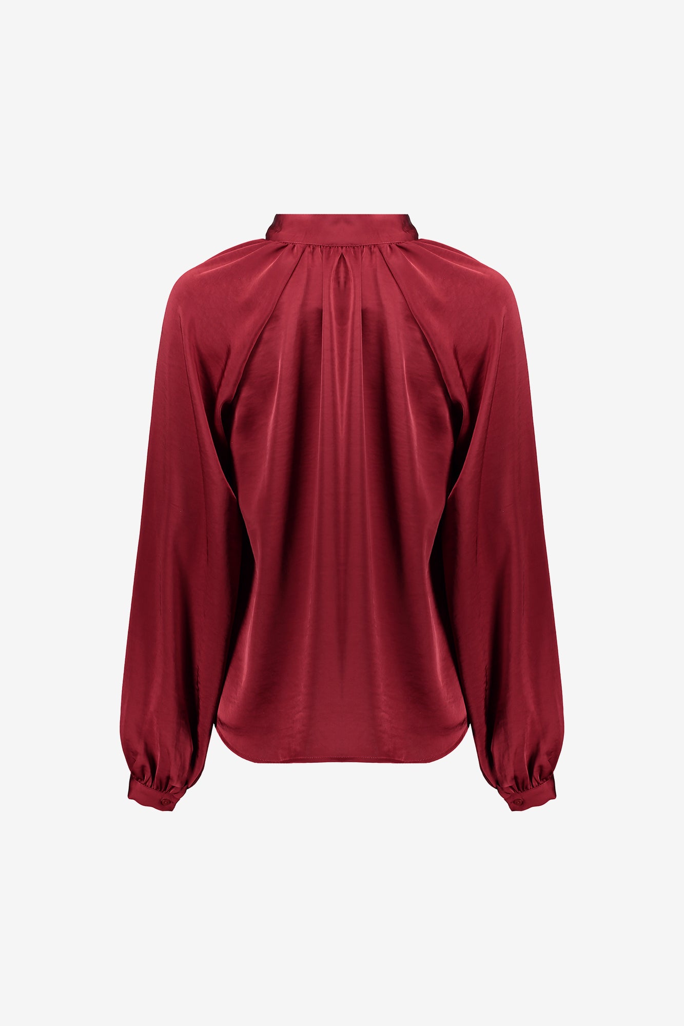 Geisha Damen Satin-Look-Bluse mit Schleifendetail