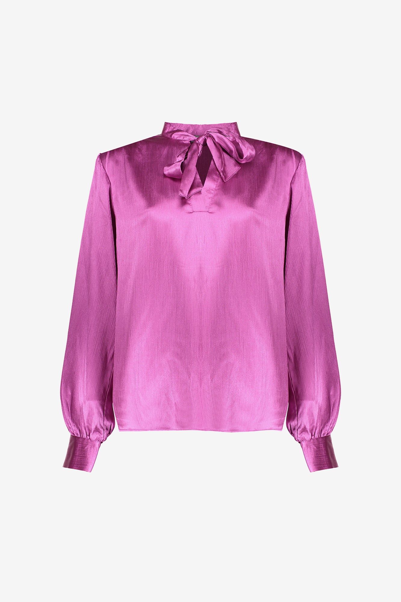 Geisha Damen-Top in Satinoptik mit Schleifendetail