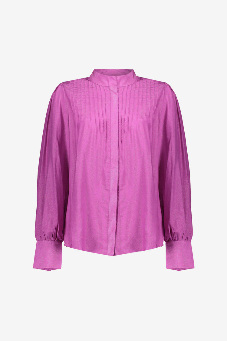Geisha Damenbluse mit Lurex-Fäden
