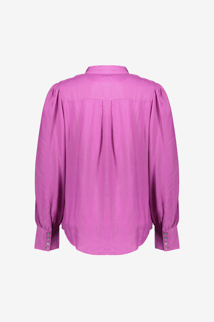Geisha Damenbluse mit Lurex-Fäden
