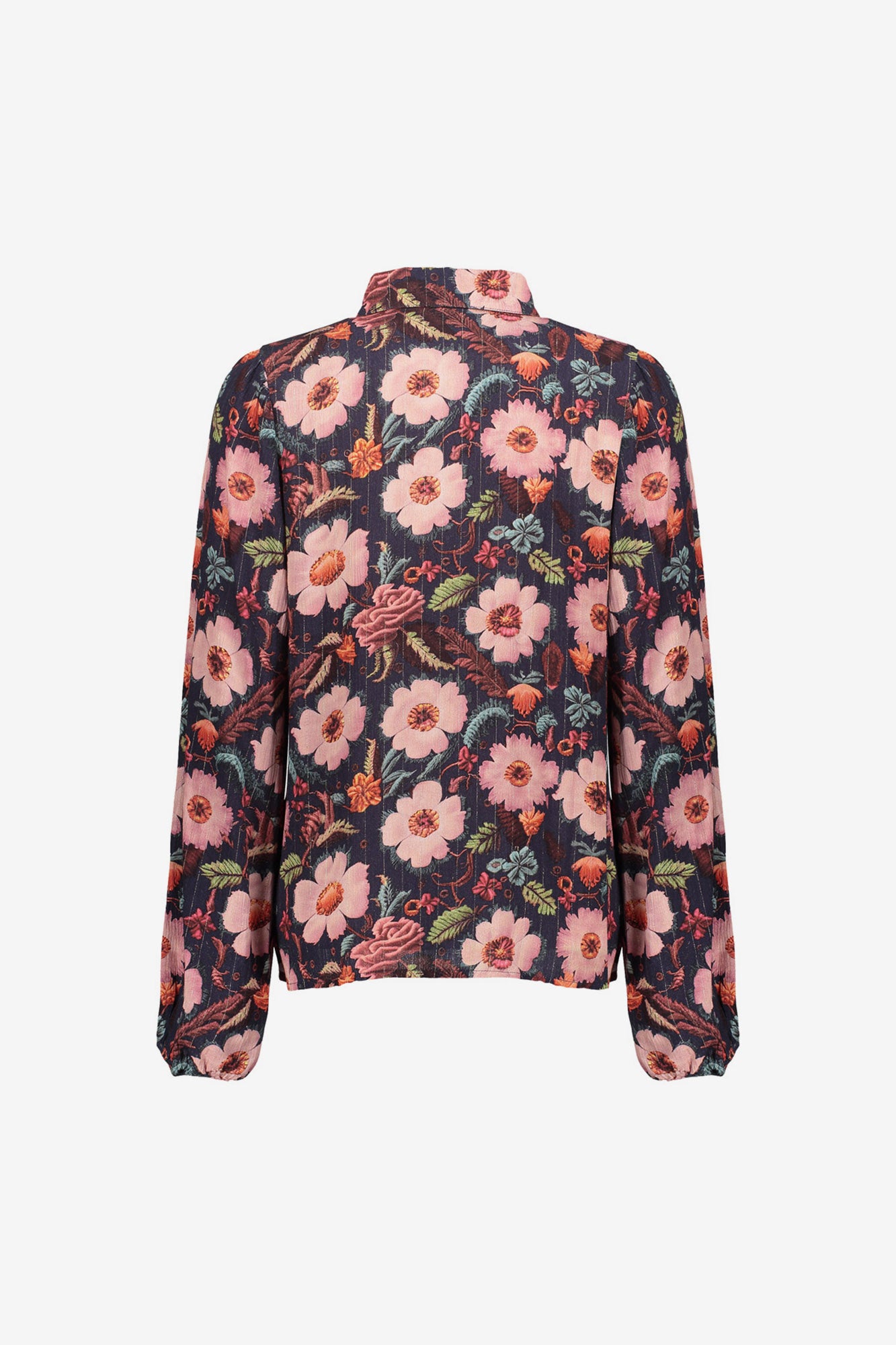 Geisha Damenbluse mit elegantem Blumenmuster