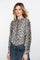 Geisha Damenbluse mit Leopardenmuster