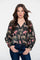 Geisha Damen-Top mit Jaguar-Print