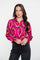 Geisha Damenbluse mit grafischem Print und Lurex