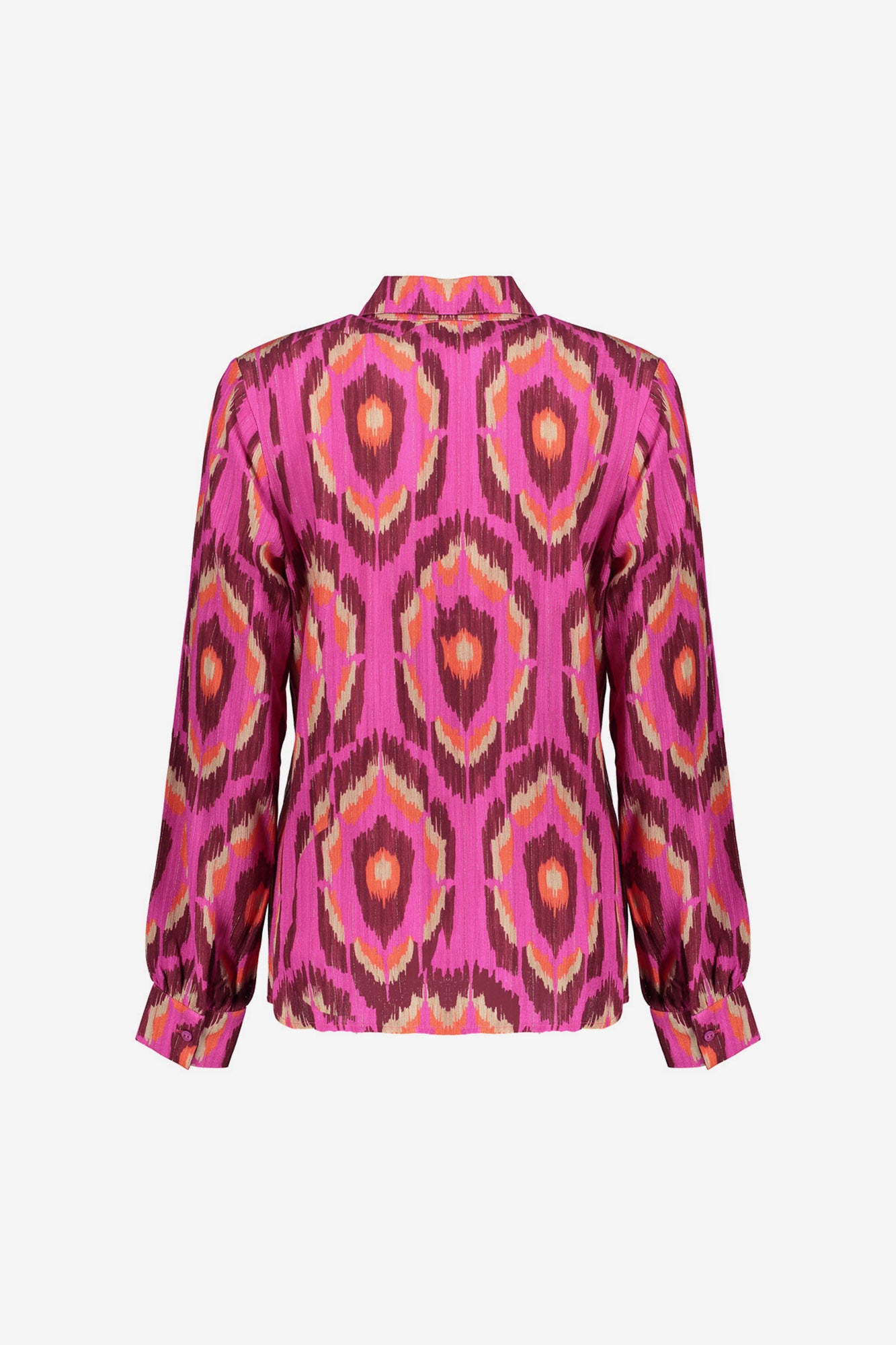 Geisha Damenbluse mit grafischem Print und Lurex