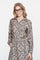 Geisha Damenbluse mit Schlangenprint