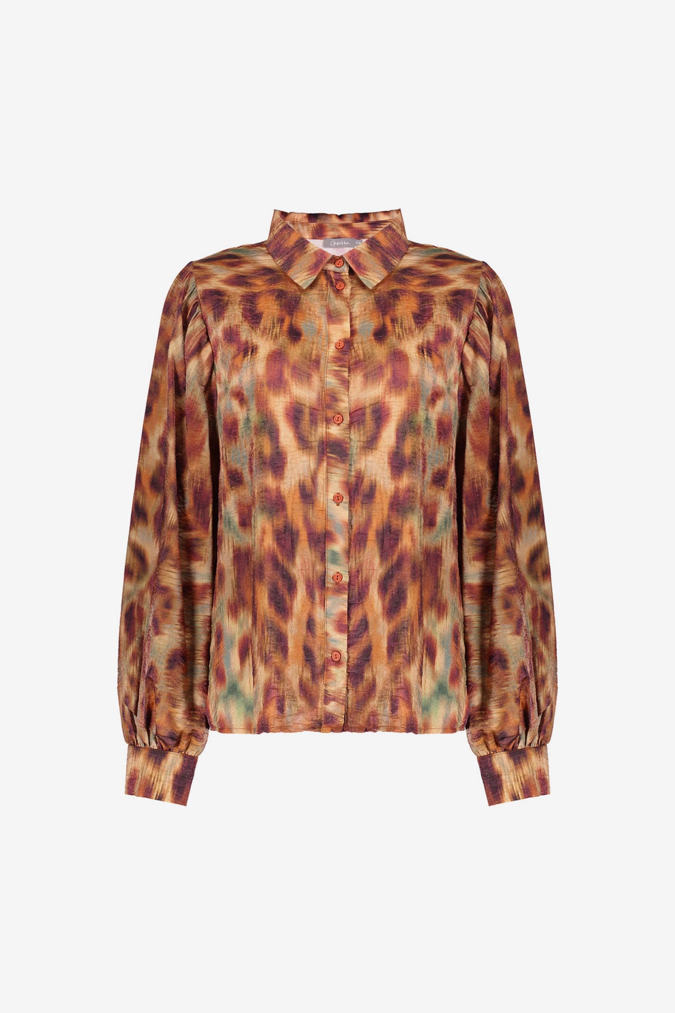 Geisha Damenbluse mit Ecoline-Print