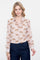 Geisha Damenbluse mit Jaguar-Polkadot-Muster