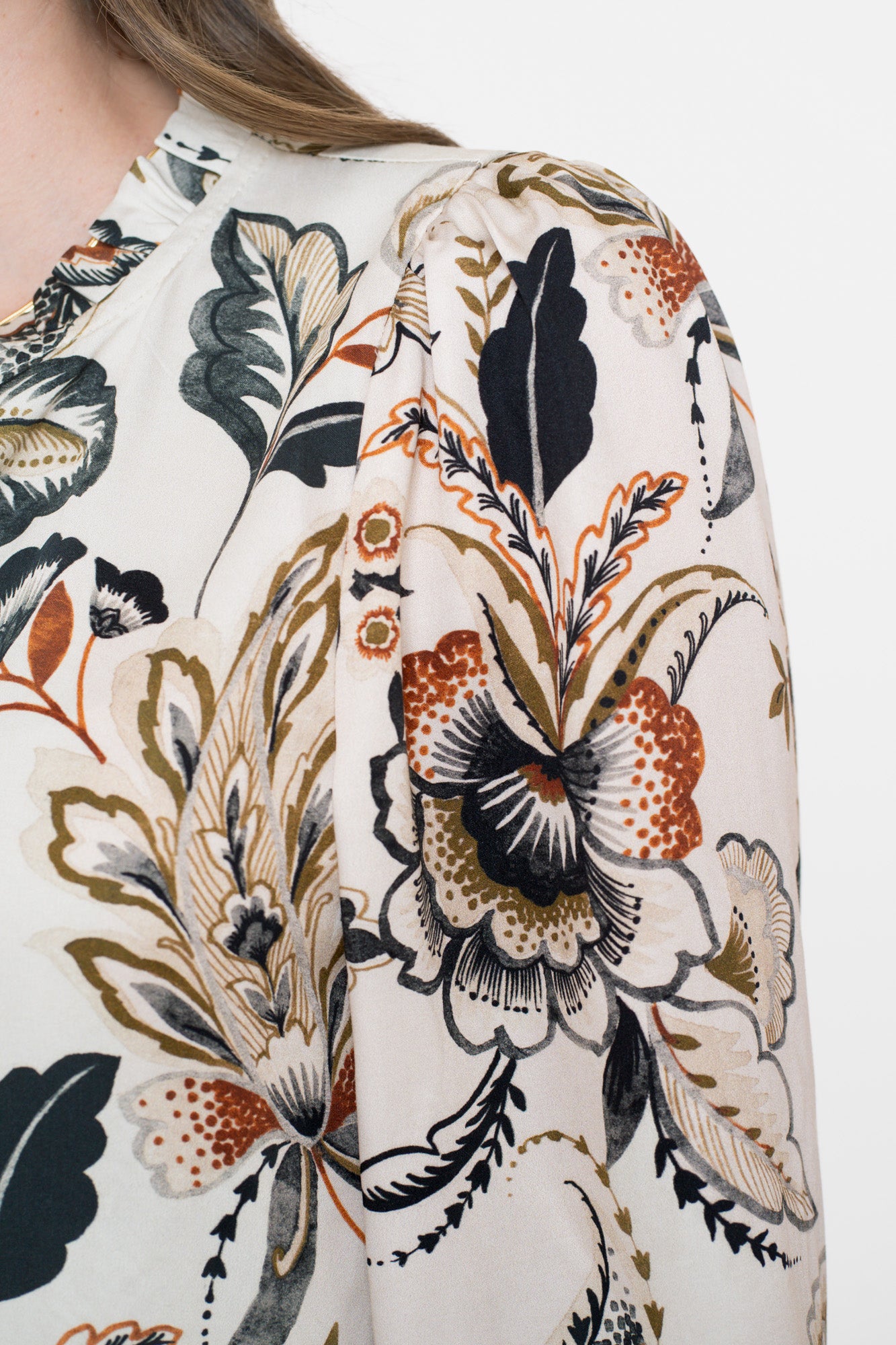 Geisha Damen-Top mit Boho-Print