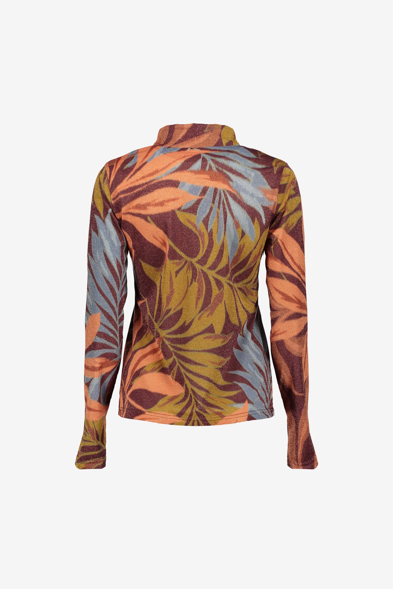 Geisha Damen-Top mit Print und Lurex-Fäden
