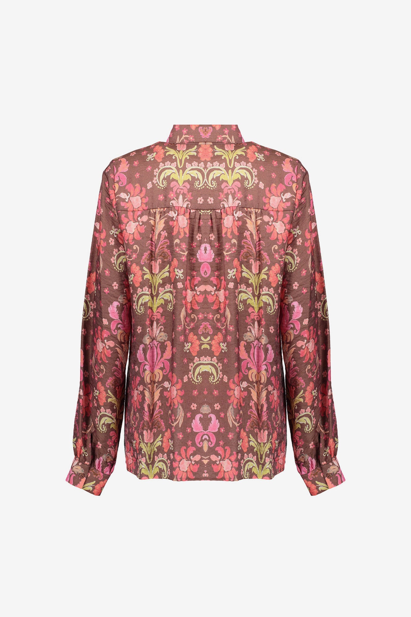 Geisha Damen-Bluse mit farbenfrohem Blumenmuster