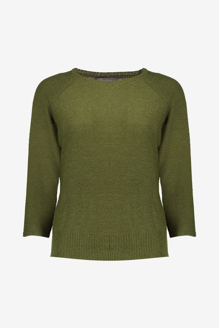Geisha Fashion Damen Strick-Croptop