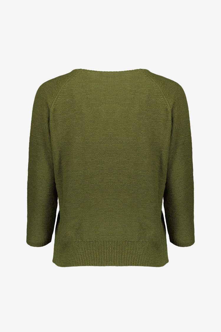 Geisha Fashion Damen Strick-Croptop