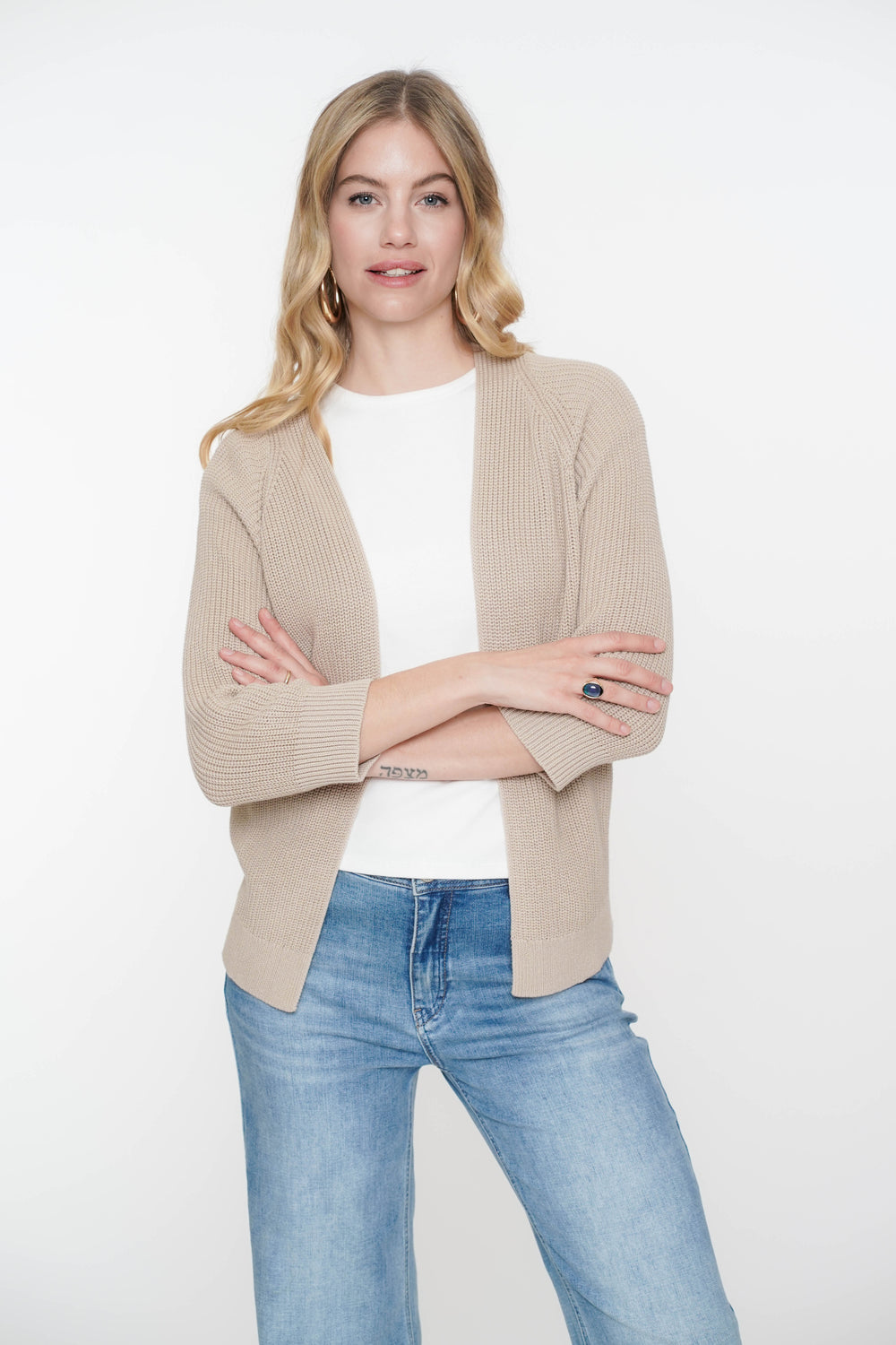 Geisha Fashion Damen Strickjacke uni