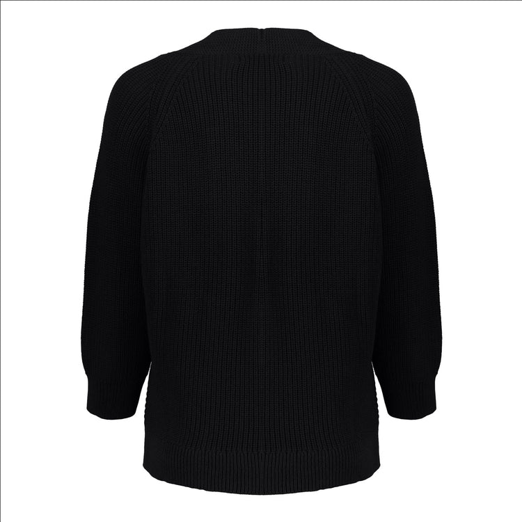 Geisha Fashion einfarbige Strickjacke