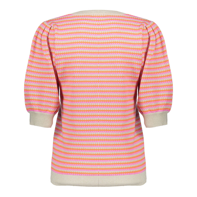 Geisha Fashion Damenstricktop mit Streifen