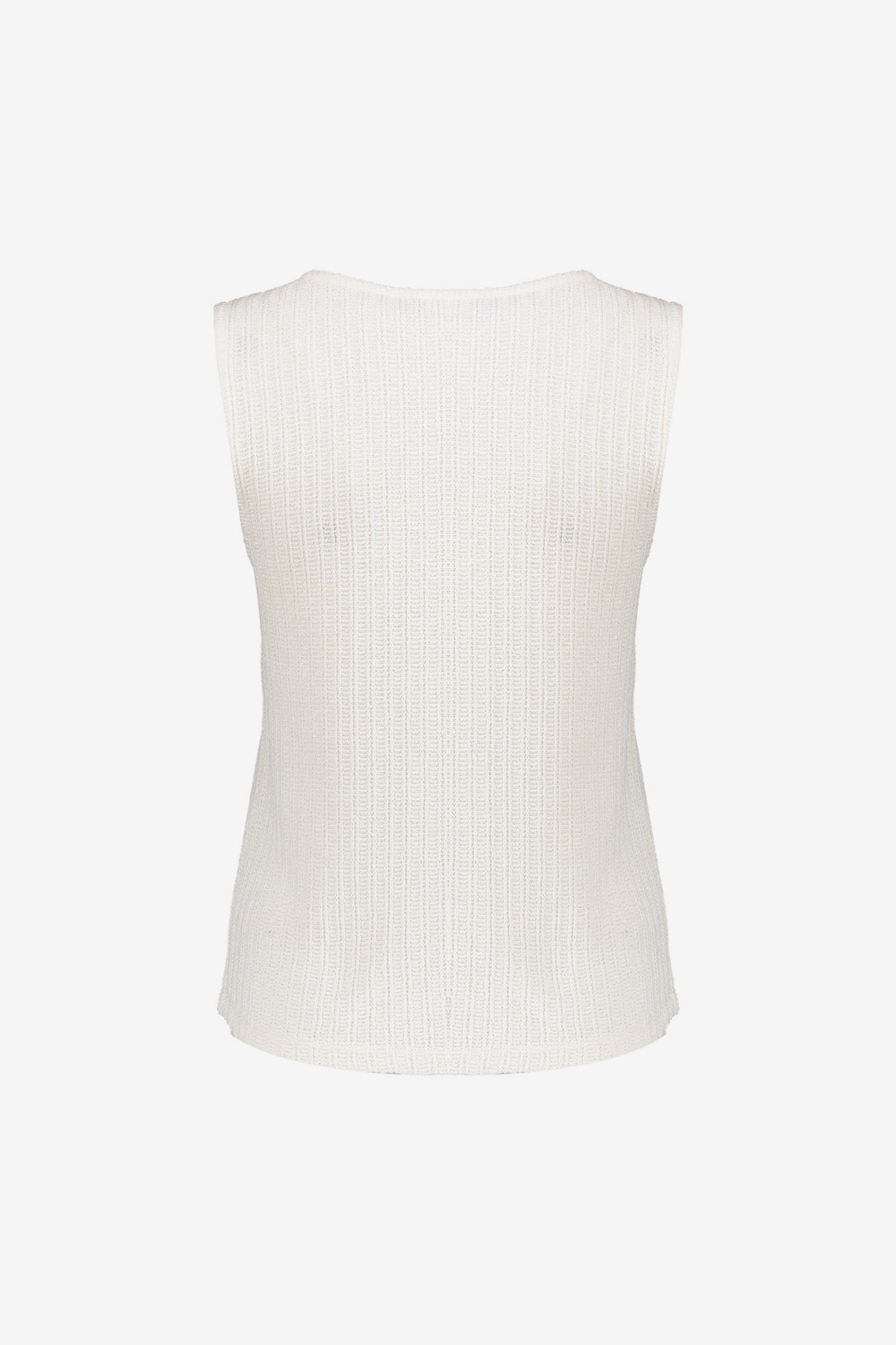 Geisha Fashion Damen Strick-Singlet mit Knöpfen