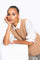 Geisha Fashion Damen Feinstrick-Spencer mit meliertem Muster